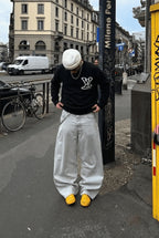 LV INTARSIA CREWNECK