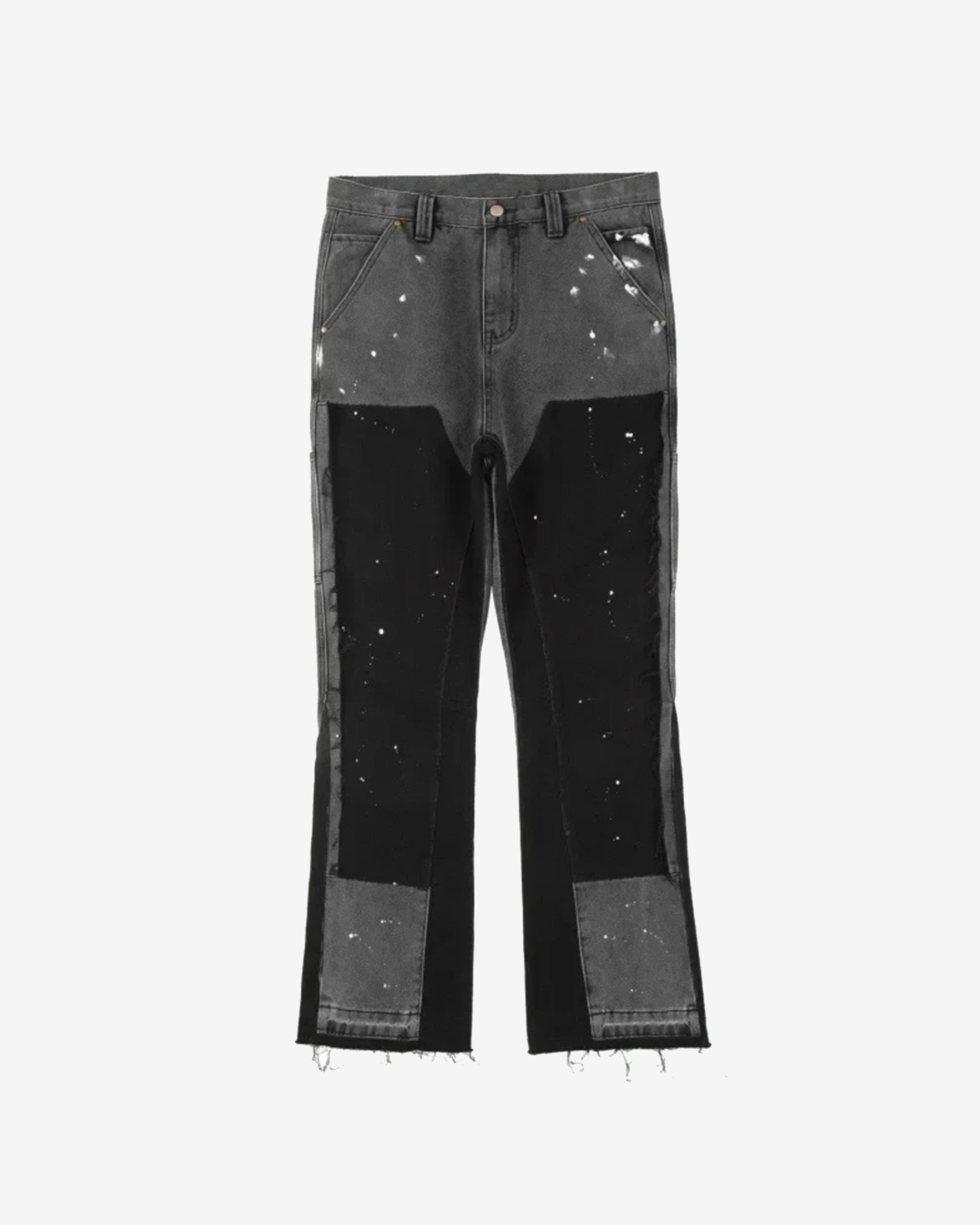 Patch Black Flare Denim